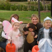 Children in costumes