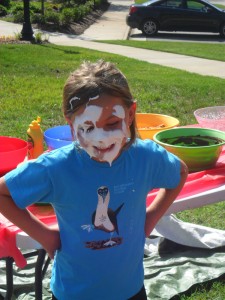 Food Camp Covered in whipped cream