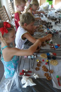 Sweat Treat Summary Camp making treats