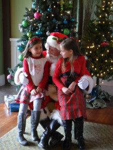 Santa visits the Residents' Club